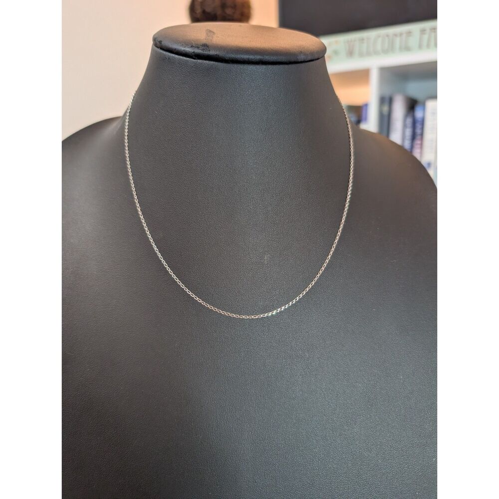 Sterling Silver Italy Curb Chain, 18 inches